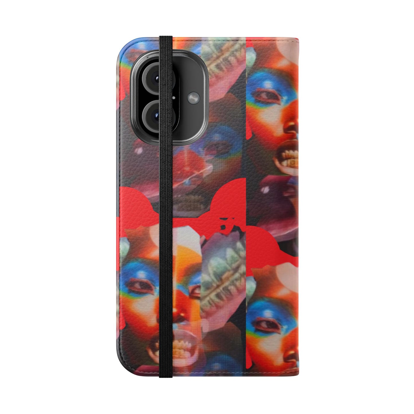 Artistic Flip Cases: Stylish Phone Wallet, Colorful Phone Cover, Unique Gift, Trendy Accessory, Functional Fashion