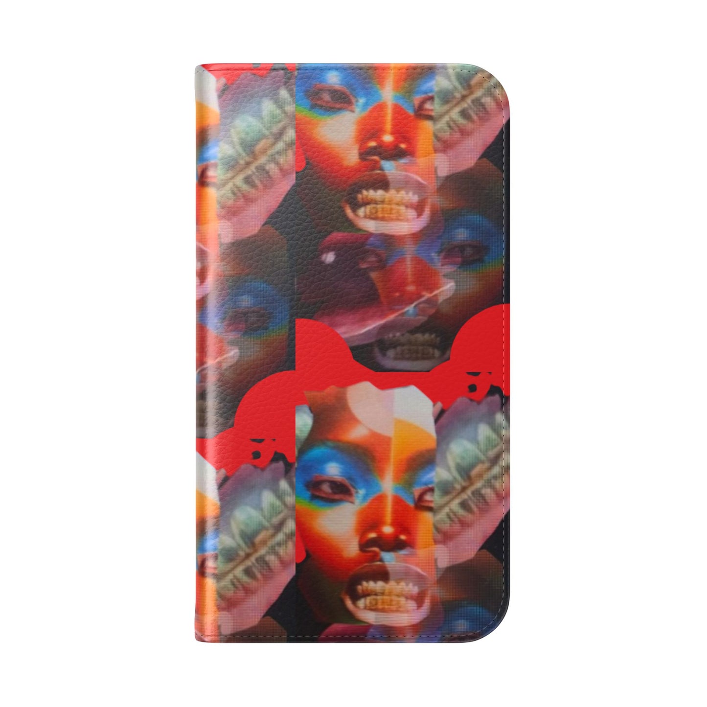 Artistic Flip Cases: Stylish Phone Wallet, Colorful Phone Cover, Unique Gift, Trendy Accessory, Functional Fashion