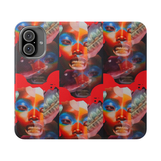 Artistic Flip Cases: Stylish Phone Wallet, Colorful Phone Cover, Unique Gift, Trendy Accessory, Functional Fashion